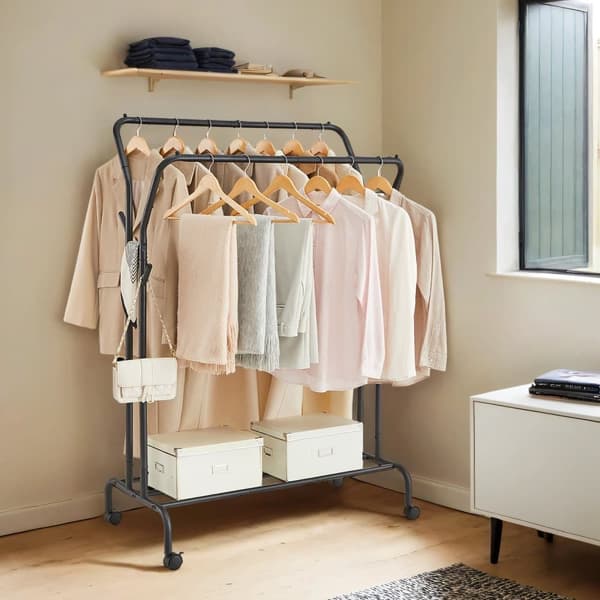 Klädhängare, SONGMICS HSR107B01, 52,5x103,5x155 cm, Svart