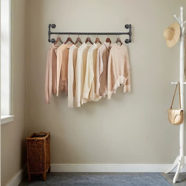 Klädställning, SONGMICS HSR64BK, 110x30x29.3 cm, Svart