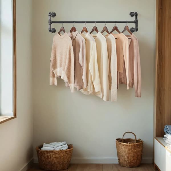 Klädställning, SONGMICS HSR64BK, 110x30x29.3 cm, Svart