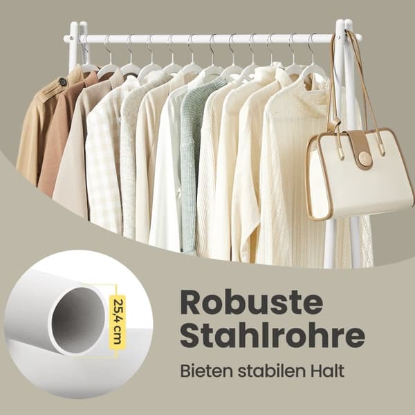 Tøjstativ, SONGMICS HSR23BK, 92,5x33,5x153 cm, Sort