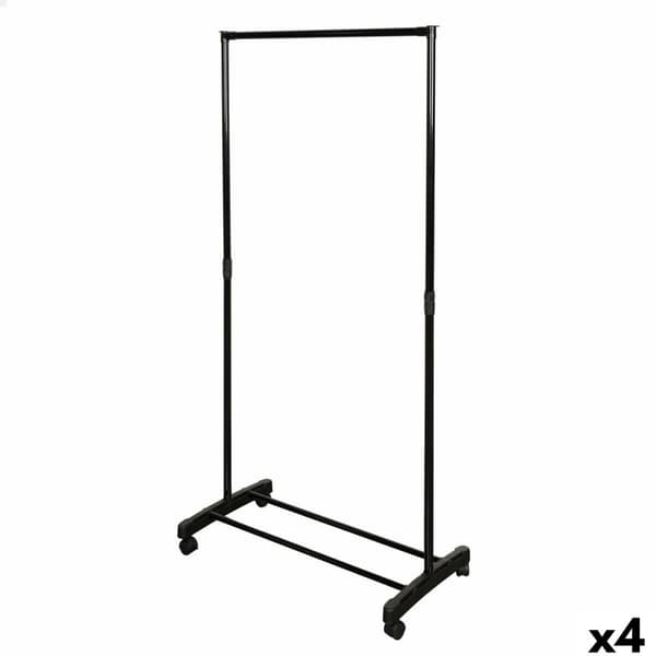 Frakkstativ Max Home Stål Plast 75 x 157 x 42 cm (4 enheter)