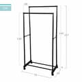 Pikkukuva 5 / 7: Takkiteline Max Home Teräs Muovinen 75 x 157 x 40 cm (4 osaa)