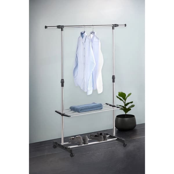 Pyörällinen takkiteline Confortime (6 osaa)