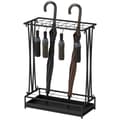 Miniatyrbillede 1 af 10: Rootz paraply stand - paraplyholder - Rainwater Collector - 24 Hooks & 21 åbninger - Holdbart ståldesign - 50x24x68 cm