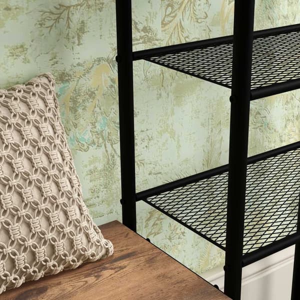 Rootz Garderobe Stand - Indgangsmøbler - Industriel design - Alsidig og stabil - 92,5 x 28,2 x 182 cm
