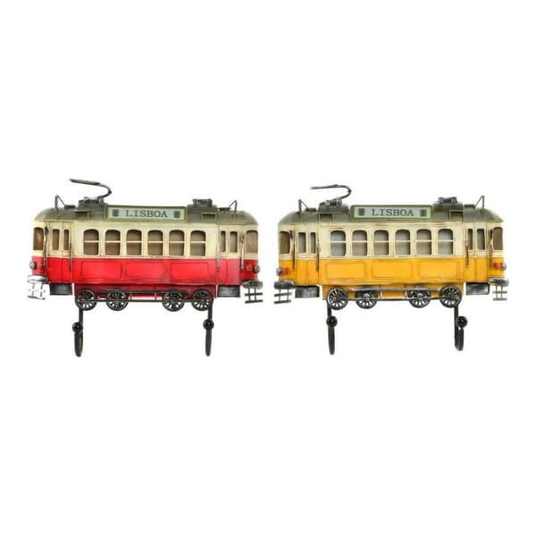 Vegghengt klehenger DKD Home Decor Lisboa Metall Vintage (31 x 23 x 5 cm) (2 pcs)