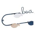 Miniatyrbillede 3 af 3: Knagerække til væggen DKD Home Decor Beach Metal Træ MDF (2 pcs)
