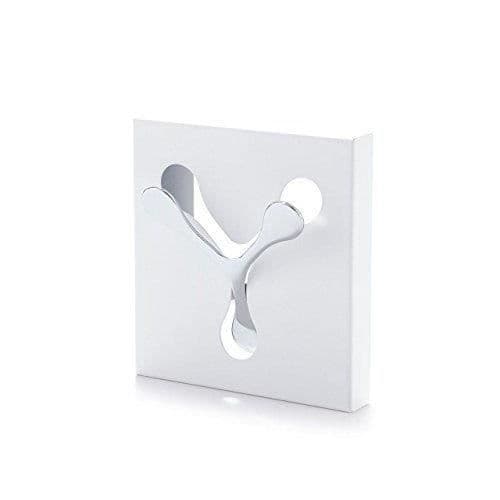 Väggklädhängare - Tomasucci - 747 - Vit metall - Mått 16,5x17,5x2cm - Modern design