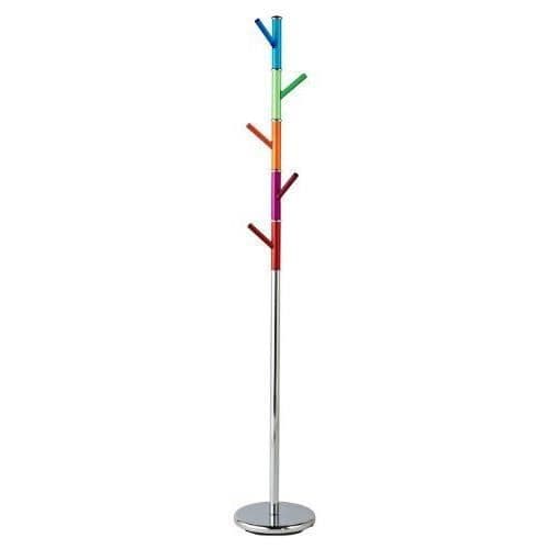 Premier Housewares 2402861 klädhängare i akryl med krokar, krom/multi