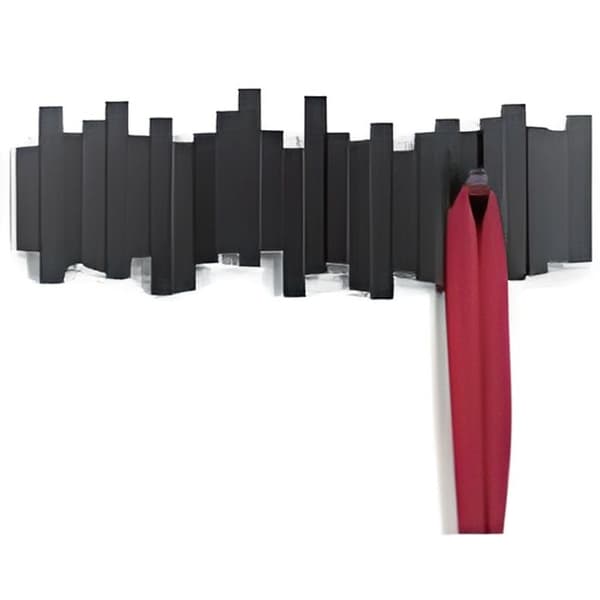 Black Sticks väggdesign klädhängare 49,2 x 18,1 x 2,9 cm