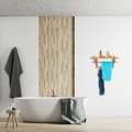 Miniatyrbild 5 av 6: Relaxdays Väggmonterad klädhängare Bambu 60 x 30 x 35 cm