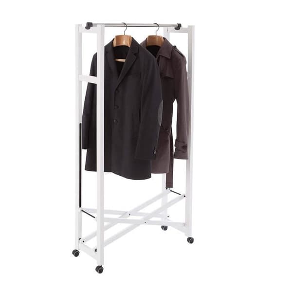 Porte-Manteau - Arredamenti Italia - GIULIUS - Massivt Trä - Fällbar - Vit