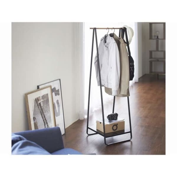 Klädhängare - Yamazaki - 52x140x47 cm - Svart - Modern design - Inredningsförvaring