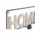 Miniatyrbild 2 av 2: Väggmonterad rockhängare DKD Home Decor Järn Trä MDF Loft (45 x 5 x 14 cm)