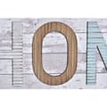 Miniatyrbild 3 av 3: Väggmonterad rockhängare DKD Home Decor Trä Metall Strand 45 x 5 x 23 cm (2 antal)