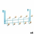 Miniatyrbild 1 av 3: Dörrhängare Berilo W7912-10NB-BLUE Blå Trä Metall 35 x 17 x 15 cm (6 antal)