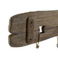 Miniatyrbild 2 av 6: Väggmonterad rockhängare Home ESPRIT Naturell Metall Paulowniaträ 99 x 3 x 31 cm