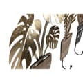 Miniatyrbillede 2 af 3: Knagerække til væggen Home ESPRIT Natur Metal Træ MDF 16 x 4 x 30 cm (4 enheder)
