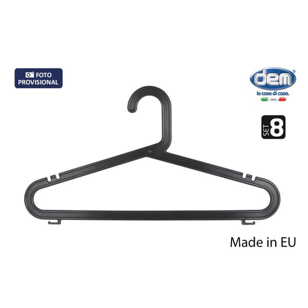 Bøjler Dem Meng Plastik 8 Dele (12 enheder)