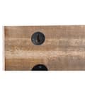 Pikkukuva 3 / 4: Wall mounted coat hanger DKD Home Decor Monivärinen Rauta Mangopuu Trooppinen Kasvien lehtiä Lakattu 38 x 5 x 18 cm (2 osaa)
