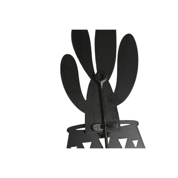 Wall mounted coat hanger Home ESPRIT Luonnollinen Metalli Puu MDF 16 x 4 x 30 cm (4 osaa)