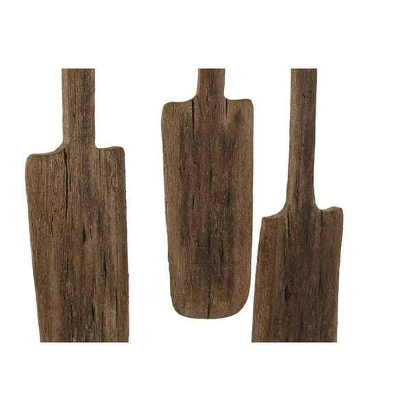 Wall mounted coat hanger Home ESPRIT Luonnollinen Paolownia wood 89 x 6 x 62 cm
