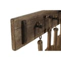 Pikkukuva 2 / 4: Wall mounted coat hanger Home ESPRIT Luonnollinen Paolownia wood 89 x 6 x 62 cm