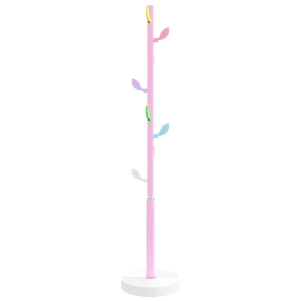 Klädhängare rosa 172 cm pulverlackerat järn