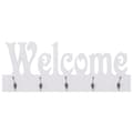 Miniatyrbild 2 av 2: Väggkrokar WELCOME vit 74x29,5 cm