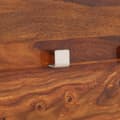 Miniatyrbild 2 av 2: Hatthylla massivt sheshamträ 118x40 cm