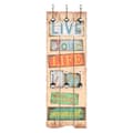 Miniatyrbild 2 av 2: Väggmonterad klädhängare med 6 krokar LIVE LIFE 120x40 cm
