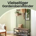Miniatyrbillede 3 af 5: Tøjstativ - Industriel stil - med kroge - spejl