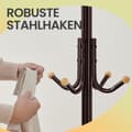 Miniatyrbild 2 av 5: Coat Rack - Metal Clothing Hanger - 12 Hooks - Garderob