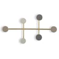 Miniatyrbillede 1 af 2: Knagerække Versa Multifarvet Metal Harpiks Træ MDF 6,5 x 22 x 41 cm (6,5 x 22 x 41 cm)