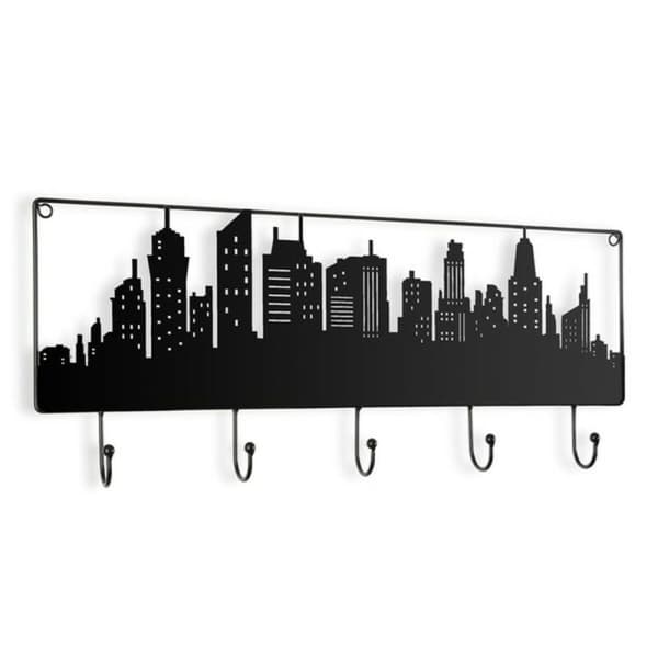 Knagerække til væggen Metal (5 x 23,5 x 56,5 cm)