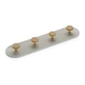 Miniatyrbilde 1 av 2: Vegghengt klehenger Versa Tre MDF Vintage 56,5 x 5 x 13,7 cm