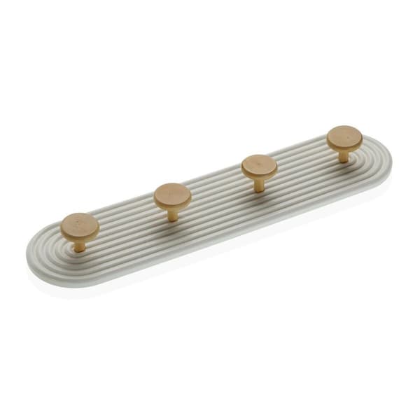 Knagerække til væggen Versa Træ MDF Vintage 56,5 x 5 x 13,7 cm