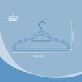 Miniatyrbild 5 av 5: Rootz 50 Piece Velvet Hanger Set - Wing Hangers - Klädarrangörer - Maximera garderoben - 45 cm x 0,6 cm x 23,5 cm