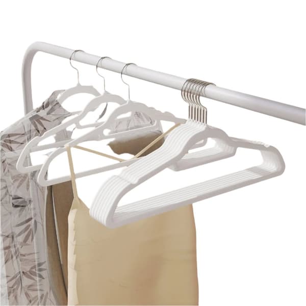 Rootz 50 Piece Velvet Hanger Set - Wing Hangers - Klädarrangörer - Maximera garderoben - 45 cm x 0,6 cm x 23,5 cm