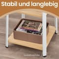 Miniatyrbild 4 av 5: Rootz garderobstativ - klädställ - garderob med hyllor - rymdbesparande design - 43 cm x 43 cm x 180 cm