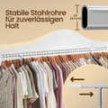 Miniatyrbillede 3 af 5: Rootz tøjstativ på ruller - Cloakroom Stand - Pull -out tøjskinne - Krombelagt holdbarhed - 110-150 x 160 x 45 cm