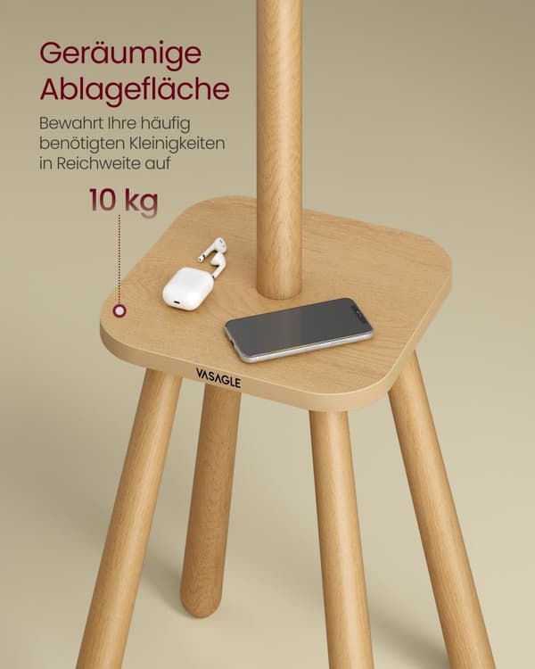 Rootz klädstativ - kappstativ - plaggarrangör - rymdbesparande - 34,7 cm x 34,7 cm x 170,5 cm