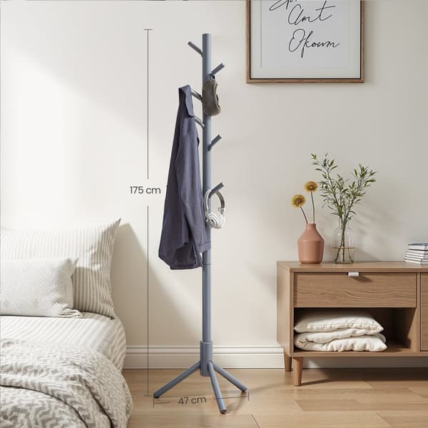 ROOTZ CLOAKLOOM STAND - SOLID TRE Tøjstativ - Træform Garderobe - Rumbesparende - 47 x 47 x 175 cm