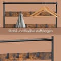 Miniatyrbillede 5 af 6: ROOTZ CLOKAKOOM STAND - TREEN TOPBOARD SHOO BENCH - Tøjstativ - Vintage Brown Black - 32,2 x 84 x 180 cm