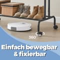 Miniatyrbillede 3 af 4: Rootz Rolling Clothing Rack - Tøjstang - Beklædningsstativ - Høj kapacitet - 52,5 cm x 103,5 cm x 155 cm