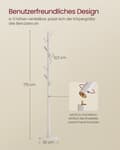 Miniatyrbild 5 av 5: ROTZ RUBBER TRÄGG TILL - CAPPUCCINO DYE - GARDROBE STAND - SLUTLIGT HANGER - 30x30x175 cm