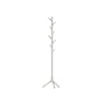 Miniatyrbillede 1 af 5: Rootz Solid Wood Coat Rack - Hvid, robust bøjle Stand - Holdbar og stilfuld - 47 x 47 x 175 cm