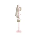 Miniatyrbild 1 av 4: Rootz Solid Wood Clothing Rack - Coat Stand - 8 Hook Organizer - Space Saving Design - 30x30x175cm - Pastellrosa