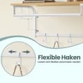 Miniatyrbillede 4 af 6: Rootz Wall Garderobe - Hængende hylde - Vægmonteret opbevaring - Max 15 kg belastning - 30x66x27cm