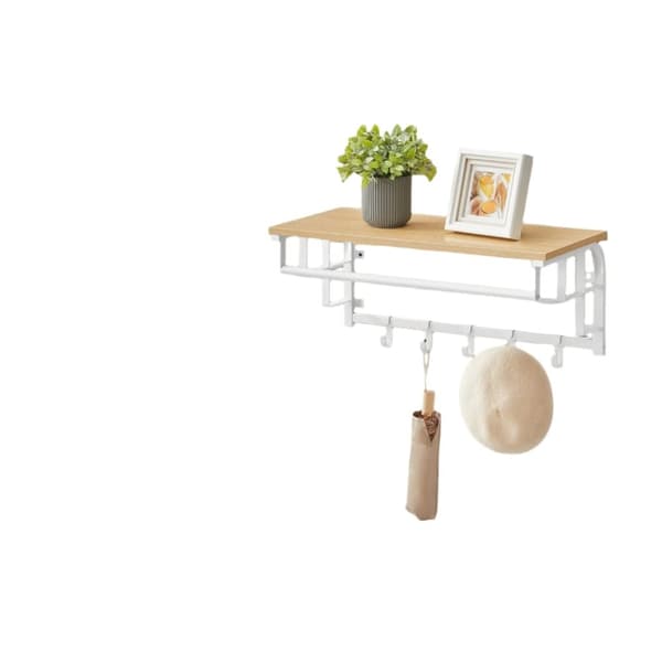 Rootz Wall Garderobe - Hængende hylde - Vægmonteret opbevaring - Max 15 kg belastning - 30x66x27cm